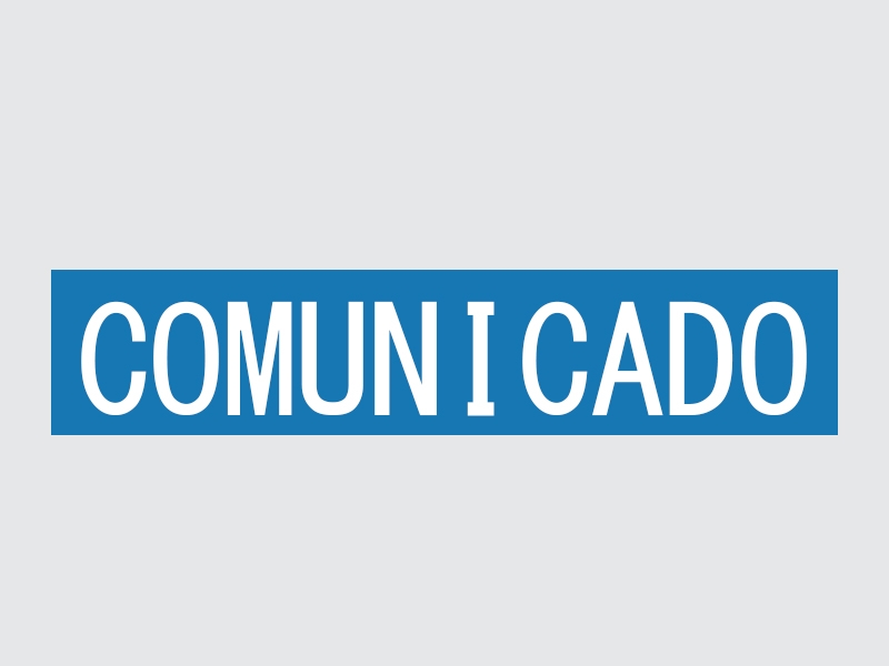 Comunicado.