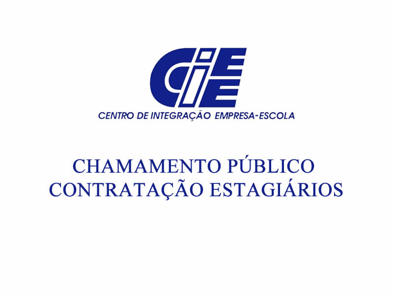 Chamamento Público Estagiários.